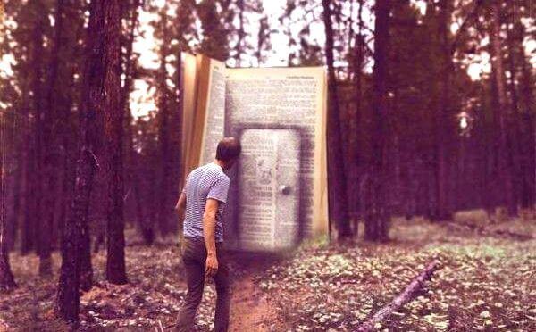 hombre-ante-la-puerta-de-un-libro-gigante